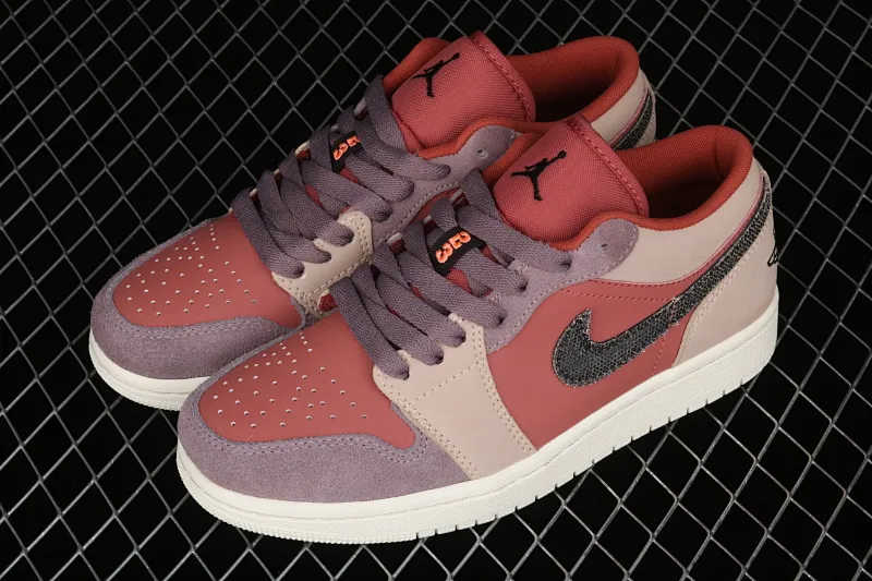 All categories Air Jordan Jordan series basketball shoes Air Jordan 1 Low G version pure original Air Jordan 1 Low AJ1 Joe 1 red pink purple stitching DC0774-602